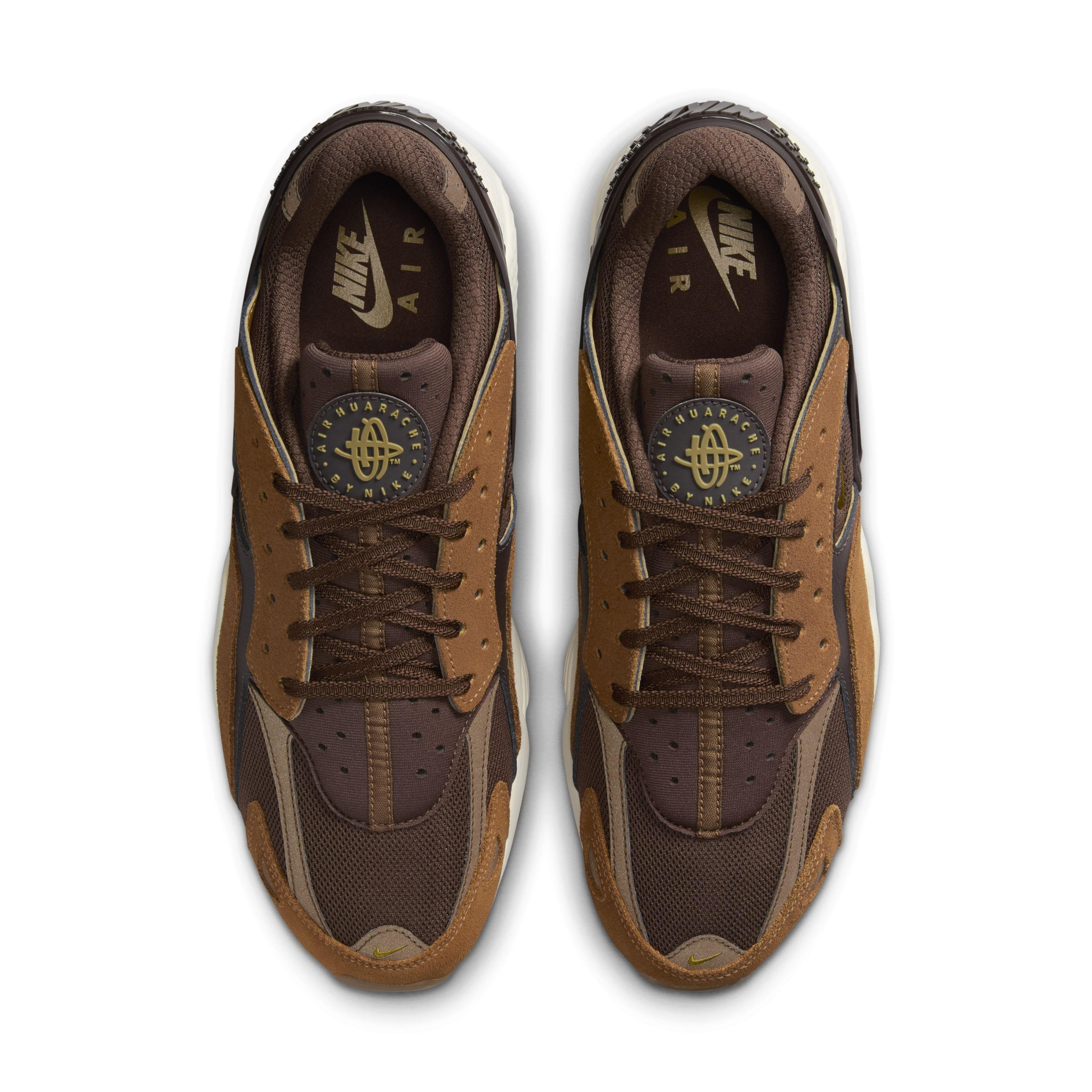 Nike Air Huarache Runner Men s Cacao Wow Light British Tan Velvet Brown Bronzine Shoe City Gear